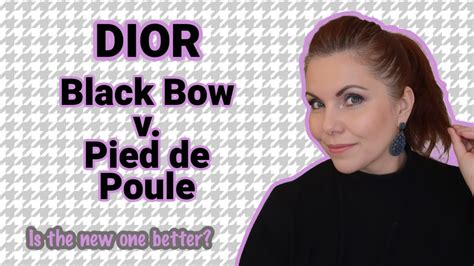 DIOR Black Bow v. Pied de Poule 